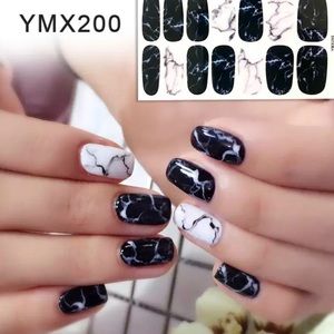Marble Nail Strips Manicure